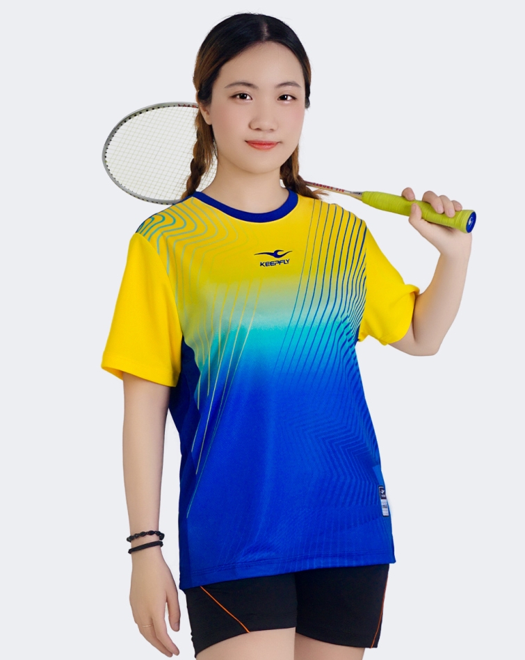 Áo cầu lông nữ BA003 Bích