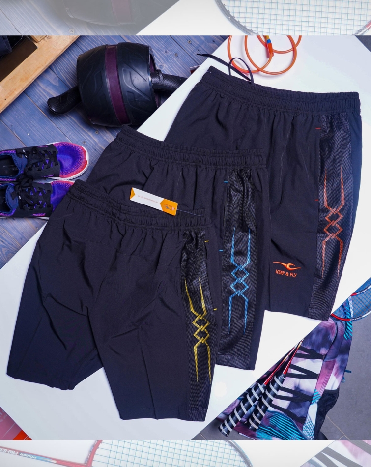 Quần Short Phối Lưới