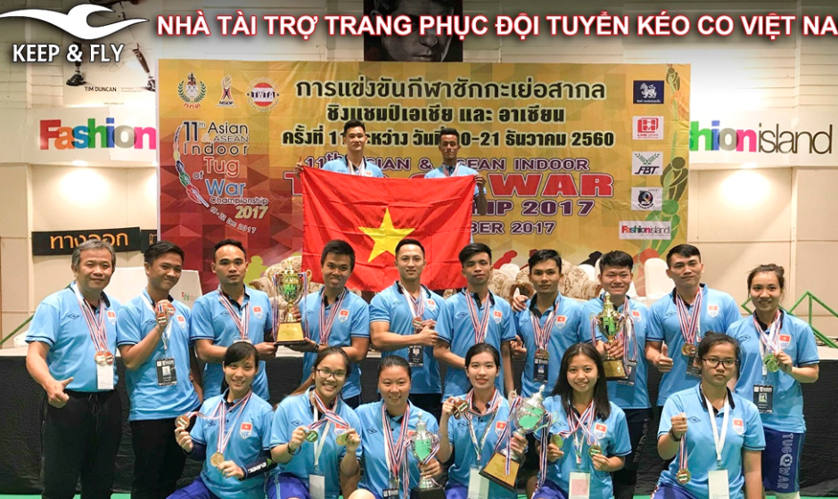 Tài trợ trang phục cho Đội tuyển Kéo co Việt Nam 