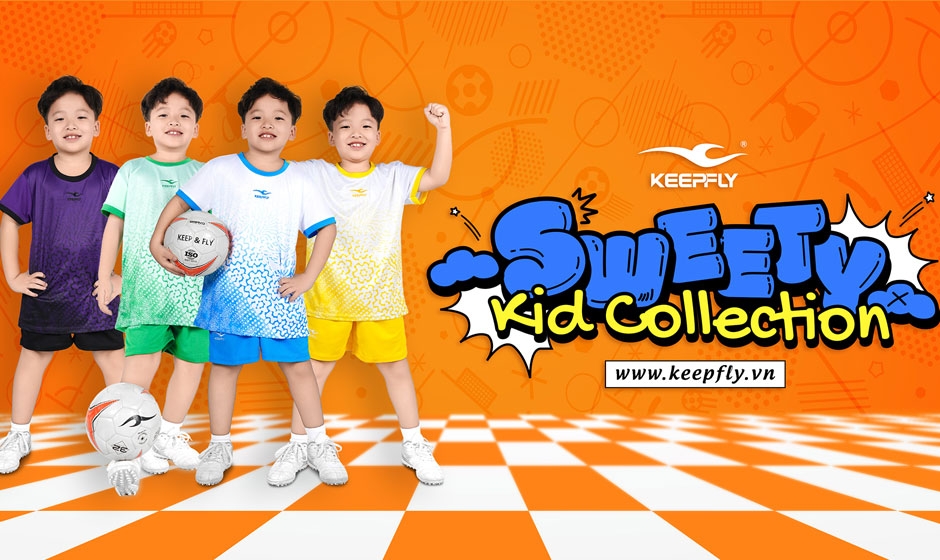 KEEPFLY ra mắt BST quần áo bóng đá trẻ em Sweety 